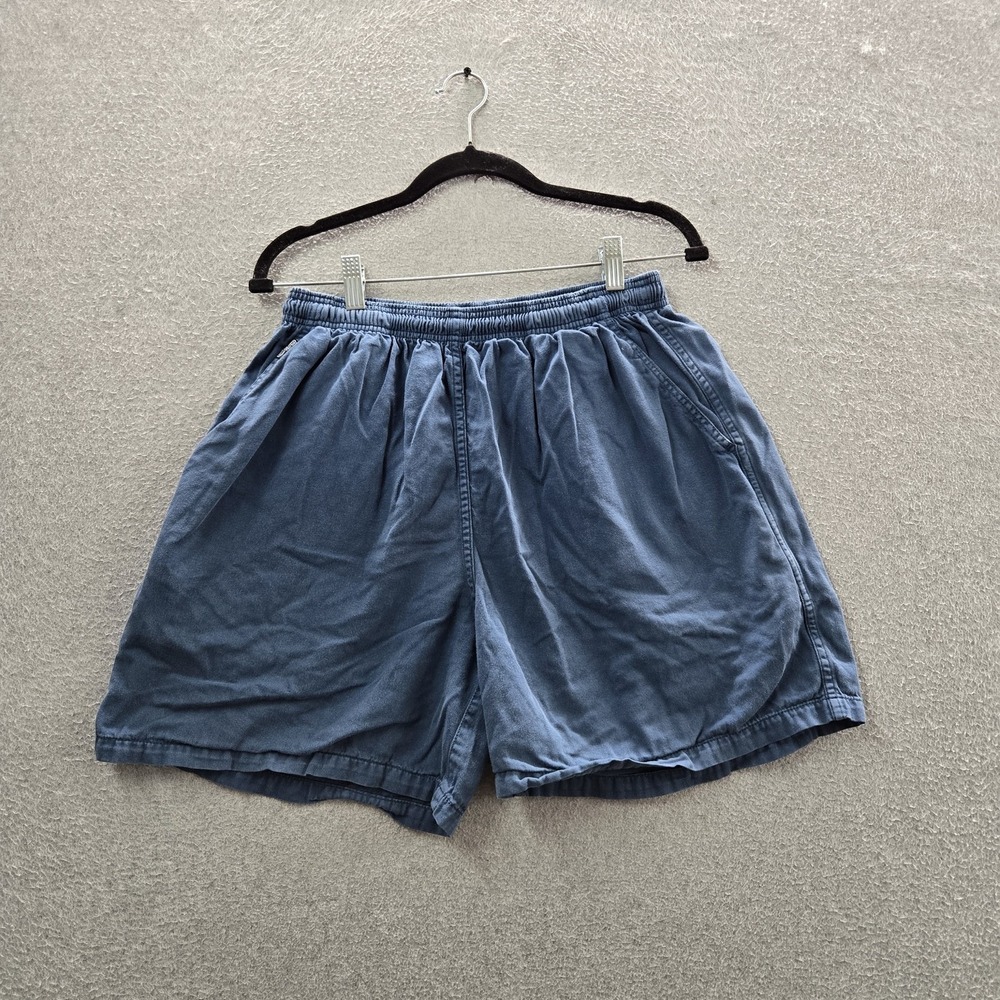 Crazy Shirts Men Shorts L Blue Casual 5" Inseam